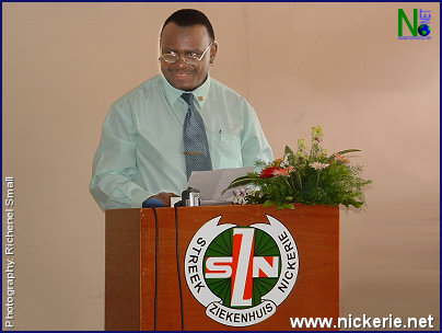 Minister Waterberg:  oogartsenprogramma ook voor district Nickerie 